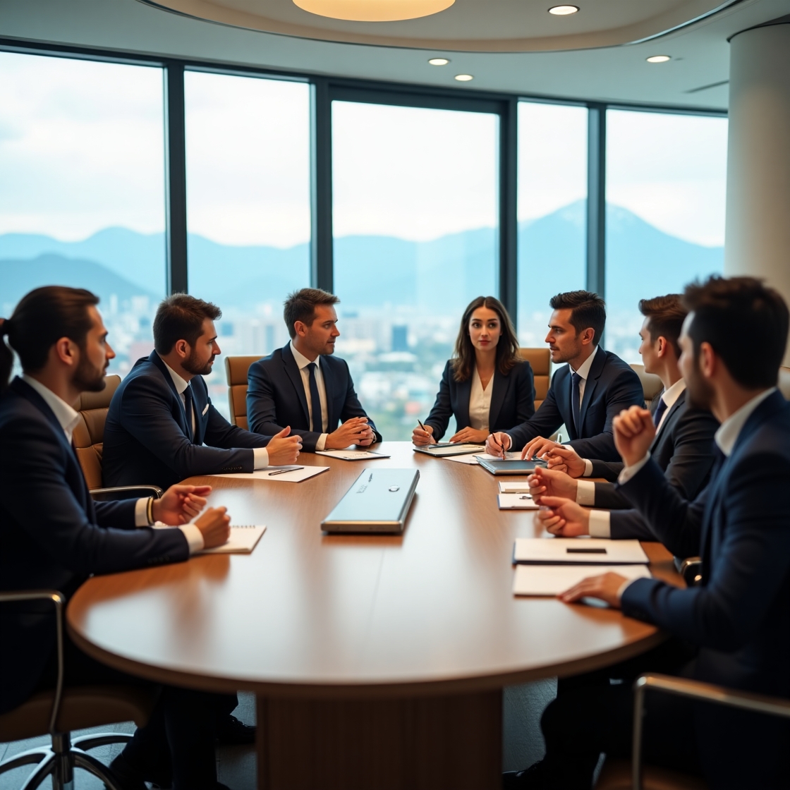Reunión de negocios Mecoqura